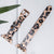 Leopard Print Leather Thin Rivet Apple Watch Band