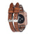 B2B- Durham Ely Apple Watch Leather Straps RST2EF / Silver Bouletta B2B