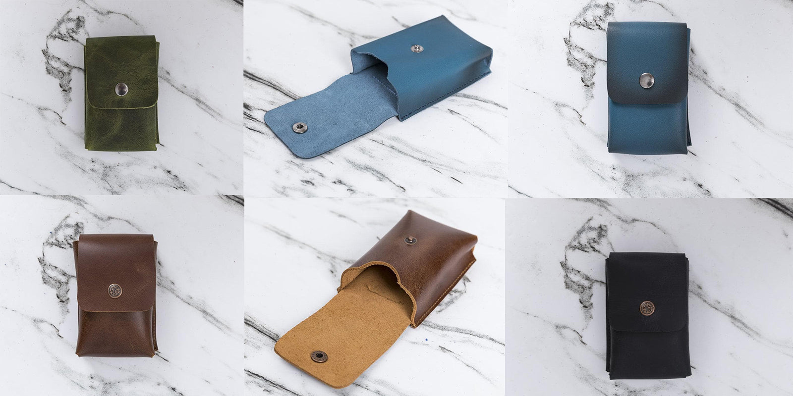 Handmade Brown Leather Mens 11pcs Cigarette Holder Case Cool Custom Ci –  imessengerbags