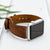 Rustic Brown Leather Classic Apple Watch Band