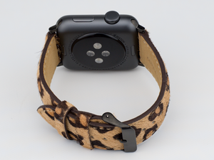Leopard Leather Classic Apple Watch Band