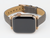 Grey Leather Thin Apple Watch Band