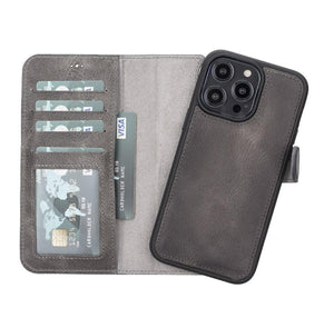 B2B - Apple iPhone 14 Leather Wallet Case / MWWN - Window Magic Bouletta B2B