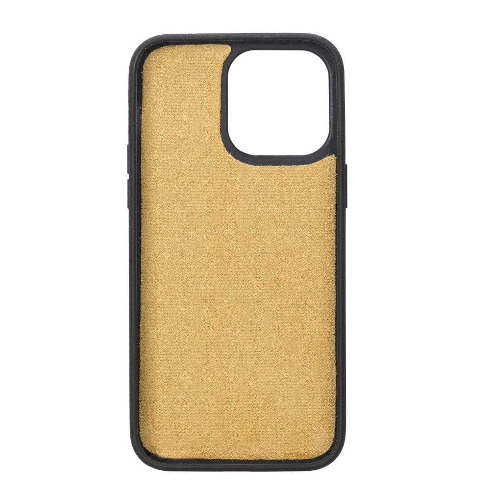 Yellow Leather Magnetic Wallet Case for iPhone 14 Pro MAX (6.7)