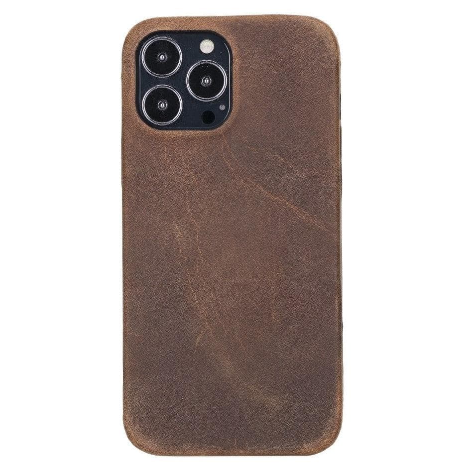 iPhone Xs Max Case Crave Vegan Leather Wallet, Leather Guard Series Brown