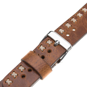B2B - Leather Apple Watch Bands - Aqua Style V18 Bouletta B2B