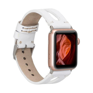 B2B - Leather Apple Watch Bands - BA2 Style Drop Cut F3 Bouletta B2B