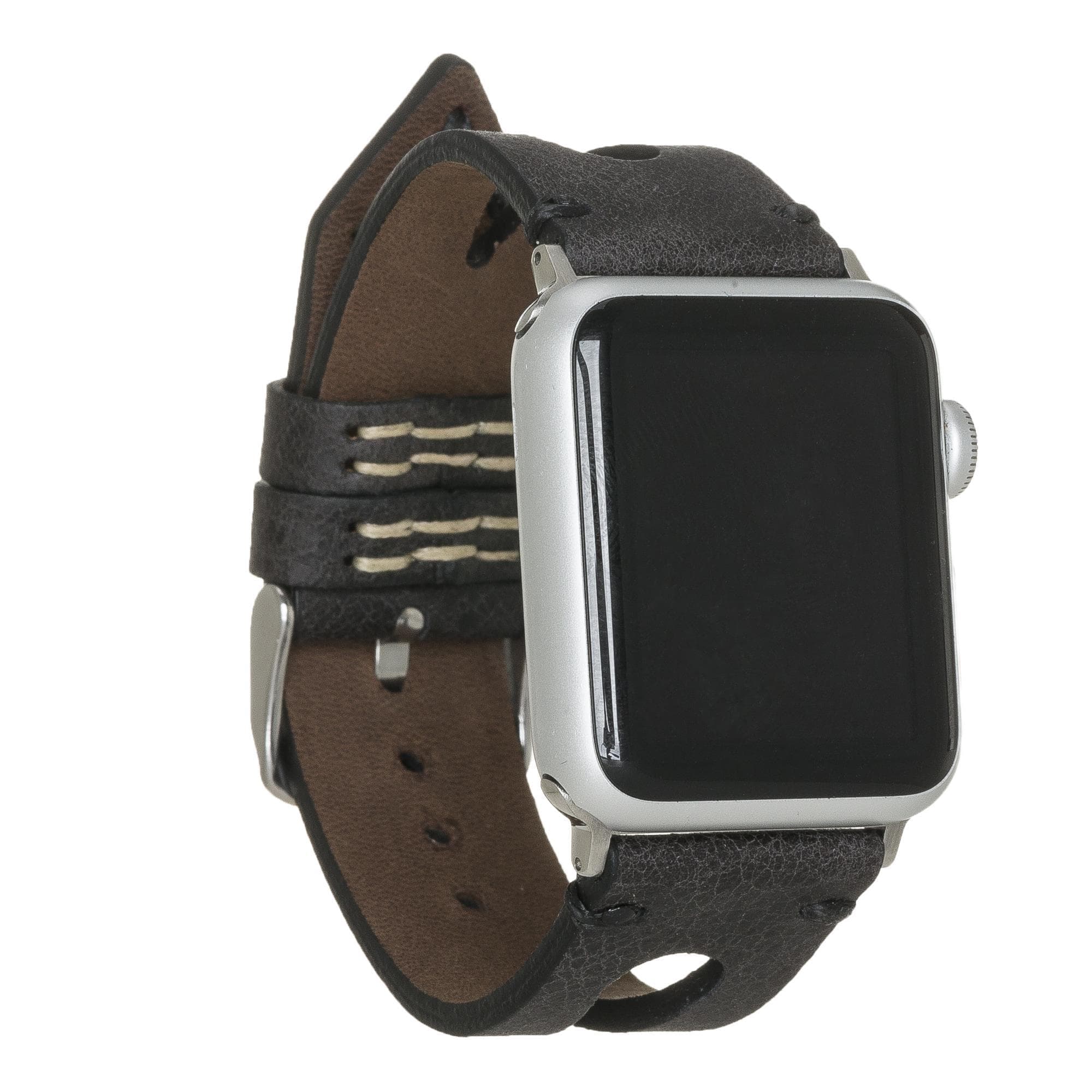 B2B - Leather Apple Watch Bands - BA2 Style Drop Cut TN1 Bouletta B2B
