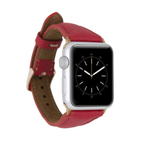 B2B - Leather Apple Watch Bands - Clasic Slim Style ERC2 Bouletta B2B