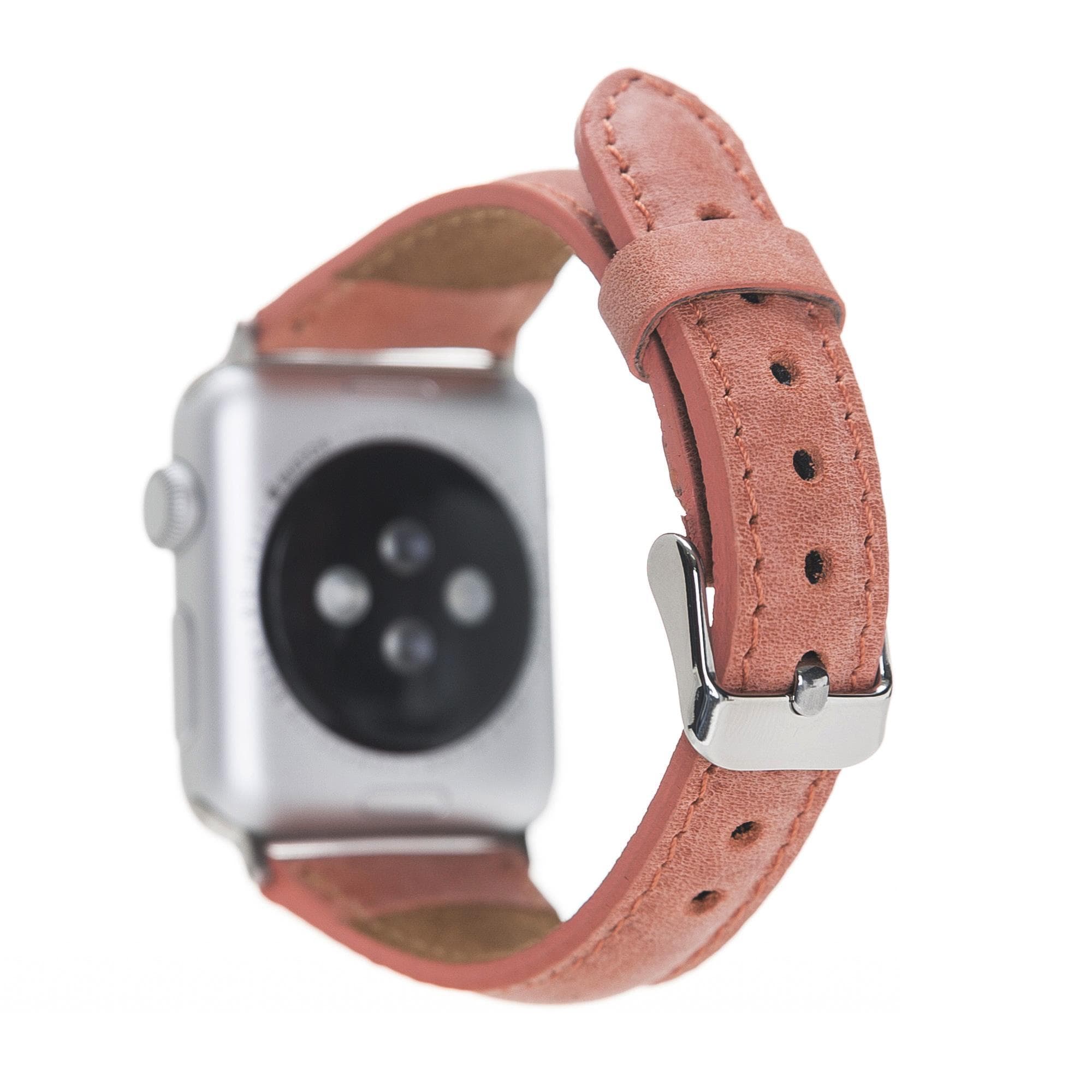 B2B - Leather Apple Watch Bands - Clasic Slim Style G17 Bouletta B2B