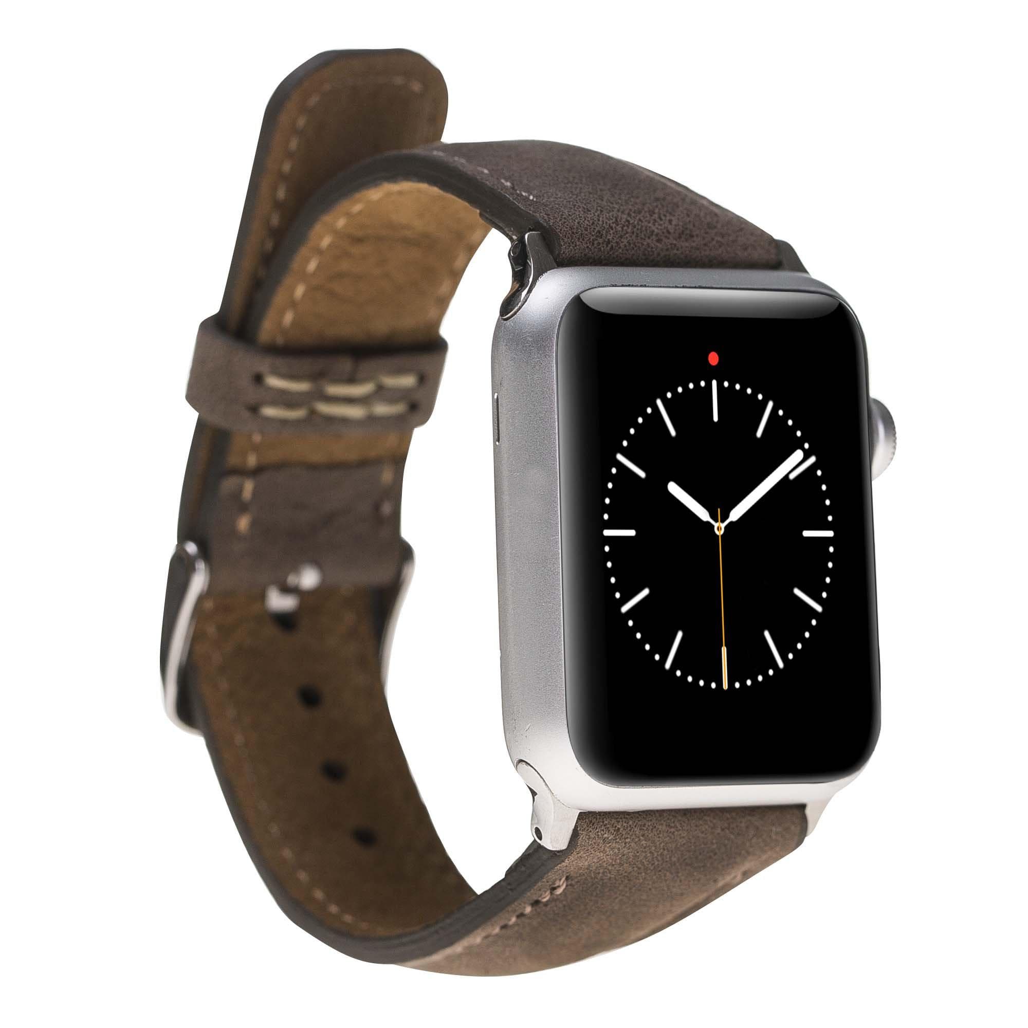 B2B - Leather Apple Watch Bands - Classic Style CZ06 Bouletta B2B