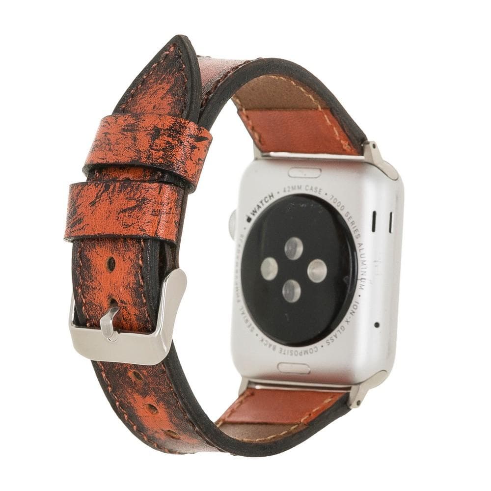 B2B - Leather Apple Watch Bands - Classic Style V8SEF Bouletta B2B