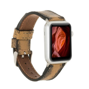 B2B - Leather Apple Watch Bands - Classic Style V12SEF Bouletta B2B
