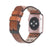 B2B - Leather Apple Watch Bands / Cross Style with Black Trok RST2EF Bouletta B2B