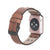 B2B - Leather Apple Watch Bands / Cross Style with Black Trok TN2 Bouletta B2B