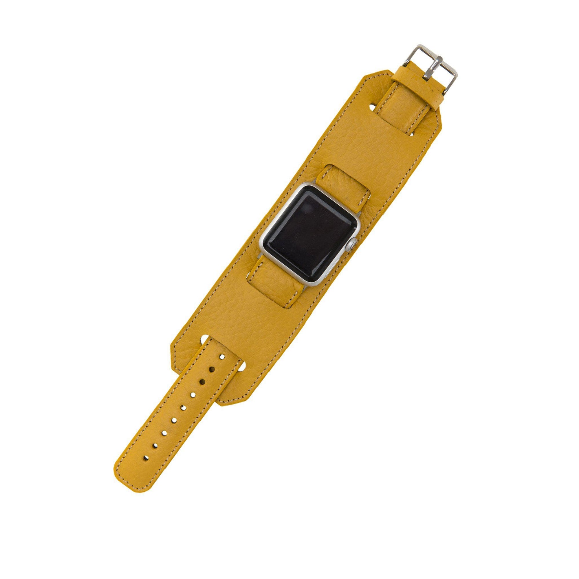 B2B - Leather Apple Watch Bands - Cuff Style FL12 Bouletta B2B