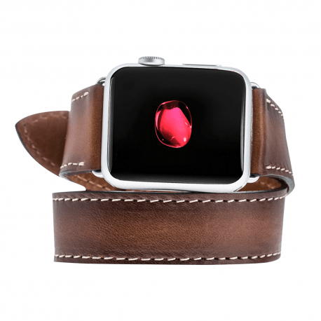 B2B - Leather Apple Watch Bands - DT Double Tour Style RST2EF Bouletta B2B