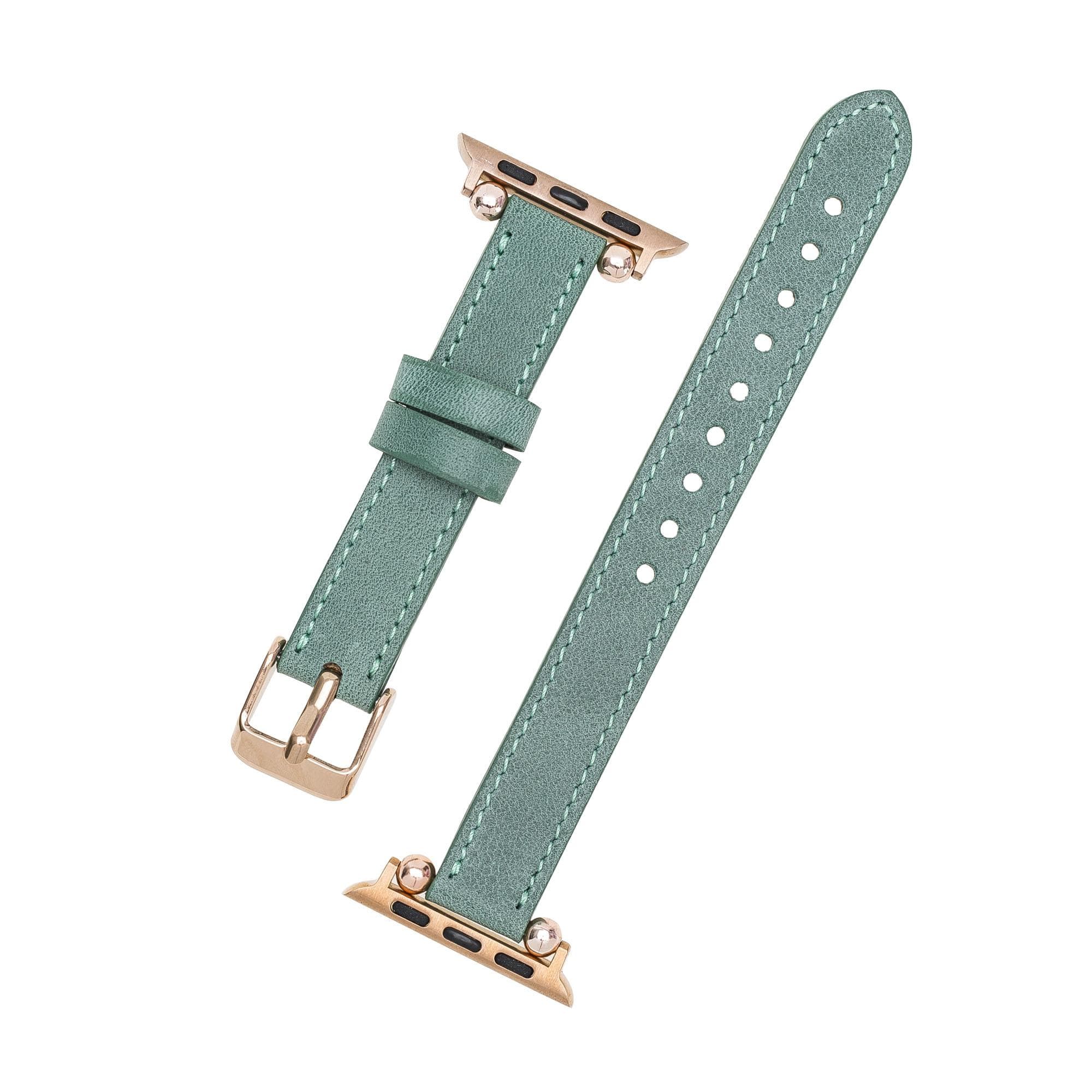 B2B - Leather Apple Watch Bands - Ferro Seamy Style CZ12 Bouletta B2B