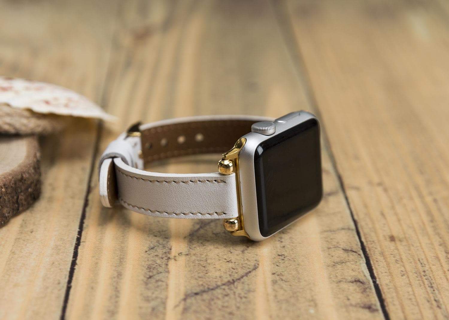 B2B - Leather Apple Watch Bands - Ferro Seamy Style F3 Bouletta B2B
