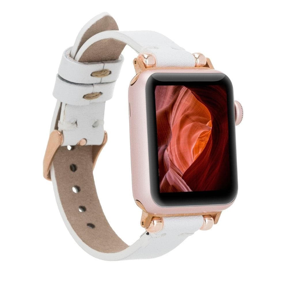 B2B - Leather Fitbit Watch Bands - Ferro Rose Trok Style F3 Bouletta B2B