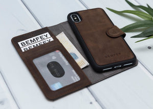 iPhone XS Series Detachble Leather Case